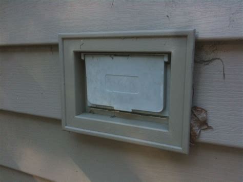 outdoor electrical box for siding|recessed vinyl siding outlet box.